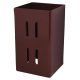 Fence Post Extender - 180 x 75 x 75mm - Brown Powder Coated