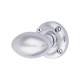 Marcus Polished Chrome Mortice Door Knob - 56mm Rose Diameter - Suffolk Range