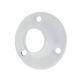 25mm Tube Hanging Rail End Socket - White - Pack of 2
