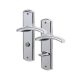 Marcus Polished Chrome Bathroom Door Handles - Centaur Range - 189 x 48mm