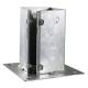 Bolt Down Fence Post Shoe - Bolt Secure - 75 x 75mm - Galvanised