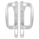 Silver uPVC Patio Euro Lock Door Handles