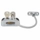 Pro-5 Key-Locking Retro Style Cable Window Restrictor - Chrome