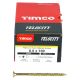 Velocity Pozi Countersunk Wood Screws - 6.0 x 100mm - Yellow Zinc - Pack of 100