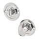 Bathroom Turn & Release - 43mm Diameter - Polished Chrome