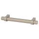 14mm Collared T-Bar Cabinet Pull Handle - 288mm Centres - Satin Stainless Steel