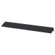 Serva Lipped Edge Cabinet Pull Handle - 256mm Centres - Black
