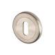 Escutcheon - 50mm Diameter - Keyhole - 316 Satin Stainless Steel