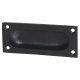 Rectangular Flush Cabinet Pull Handle - 90 x 40mm - Black Iron