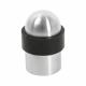 Commercial Floor Mounted Door Stop - 50 x 30mm - Satin Stainless Steel