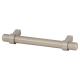 14mm Collared T-Bar Cabinet Pull Handle - 192mm Centres - Satin Stainless Steel