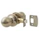 Antique Brass Bala Hotel Passage Mortice Door Knobset - 65mm Rose Diameter