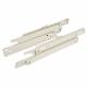 Standard Euro Drawer Runner - Single Extension - 400mm Length - 25kg - Cream