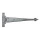 Arrow Head Door Tee Hinge - 305 x 121mm - Pewter