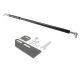 Gas Gate Closer - 750mm Length - Black - Metal Gates