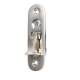 Weekes Sash Window Stop - 70 x 19mm - Radius End - Satin Nickel