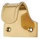 Budget Sash Window Finger Lift - 52 x 35mm - Polished Brass