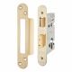 Architectural Bolt Through Euro Profile Sashlock - 65mm Case - 44mm Backset - Radius - PVD Brass