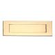 Letter Plate - 350 x 115mm - Polished Brass