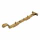 Marcus Spoon End Casement Window Stay - 10"/250mm Length - Antique Brass