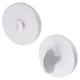 Easy Click Bathroom Turn & Release - 52mm Diameter - Satin Aluminium