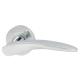 Polished Chrome Door Handles on Round Rose - Vecta Range