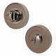 Bathroom Turn & Release - 52mm Diameter - Black Nickel