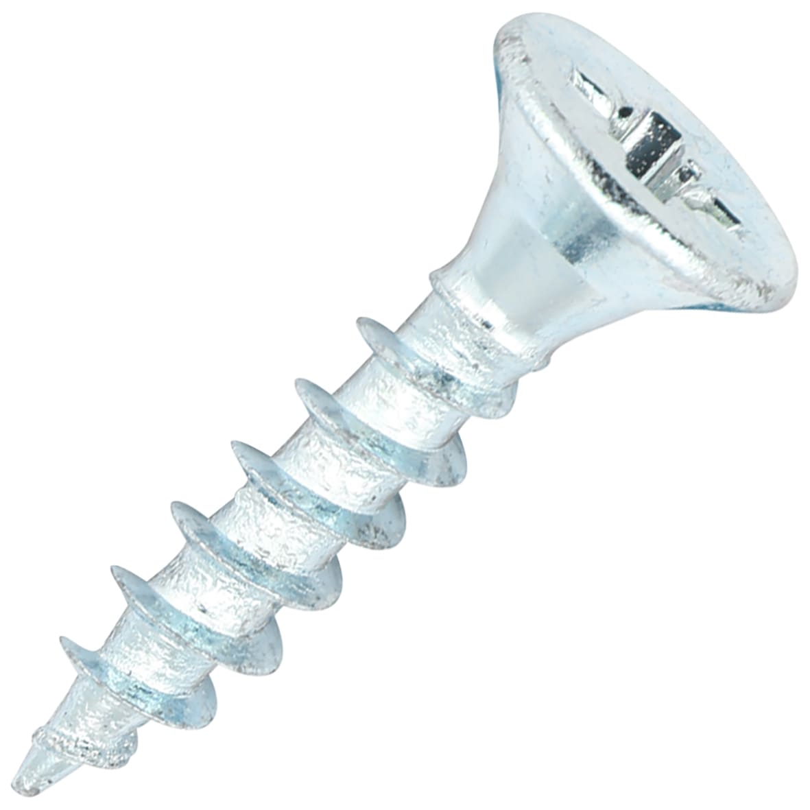 General Purpose Pozi Countersunk Chipboard Wood Screws - 4.0 x 20mm - Zinc Plated - Pk of 200