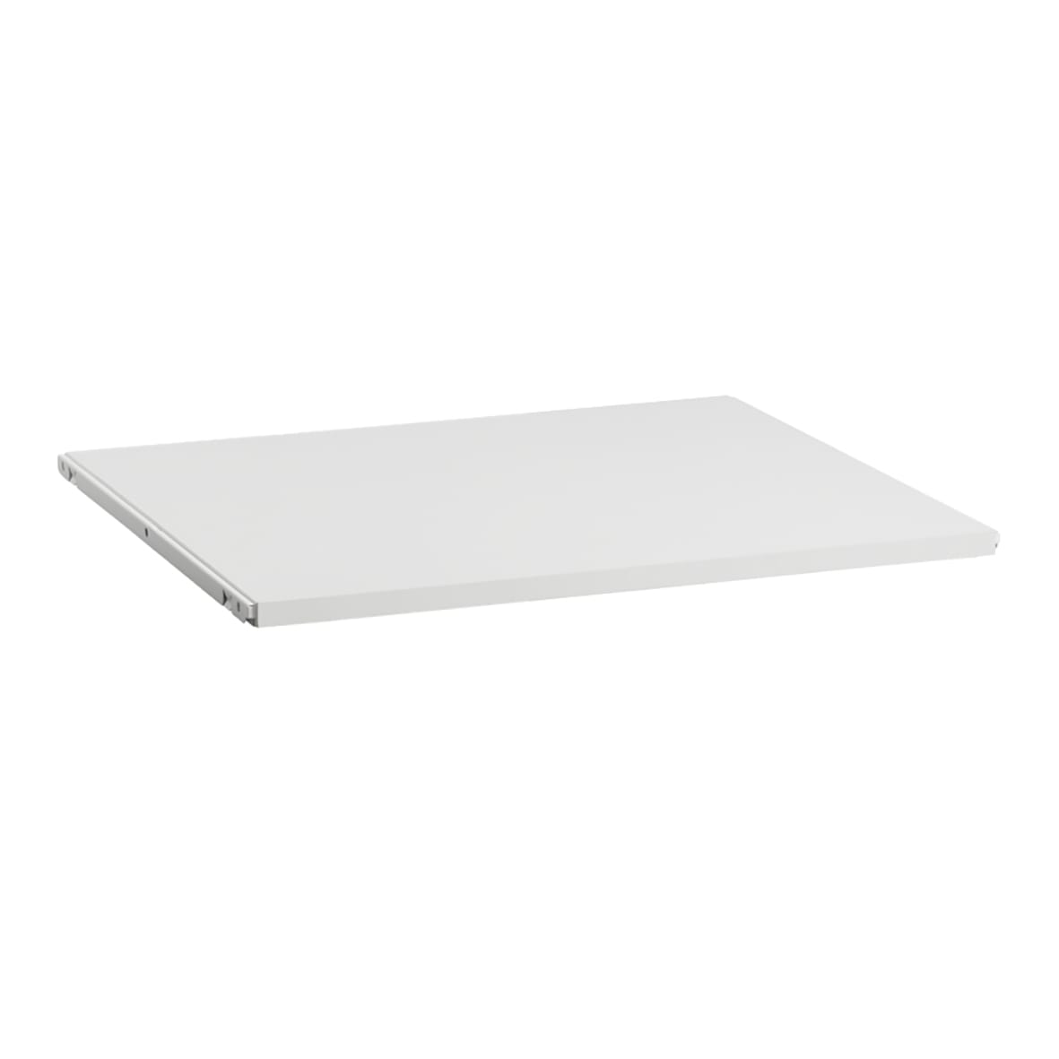 Top Track System - Click In White Edged Melamine Board/Shelf - 605 x 503 x 20mm - White