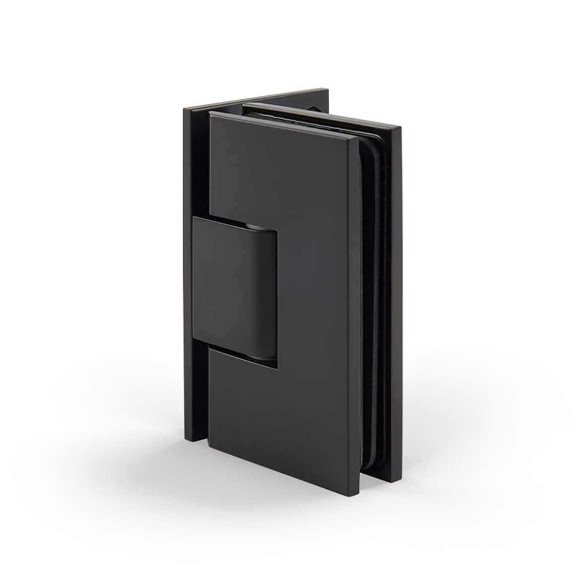 Bilbao Select Glass to Wall Shower Hinge - Single Sided - 8-12mm Glass - Matt Black