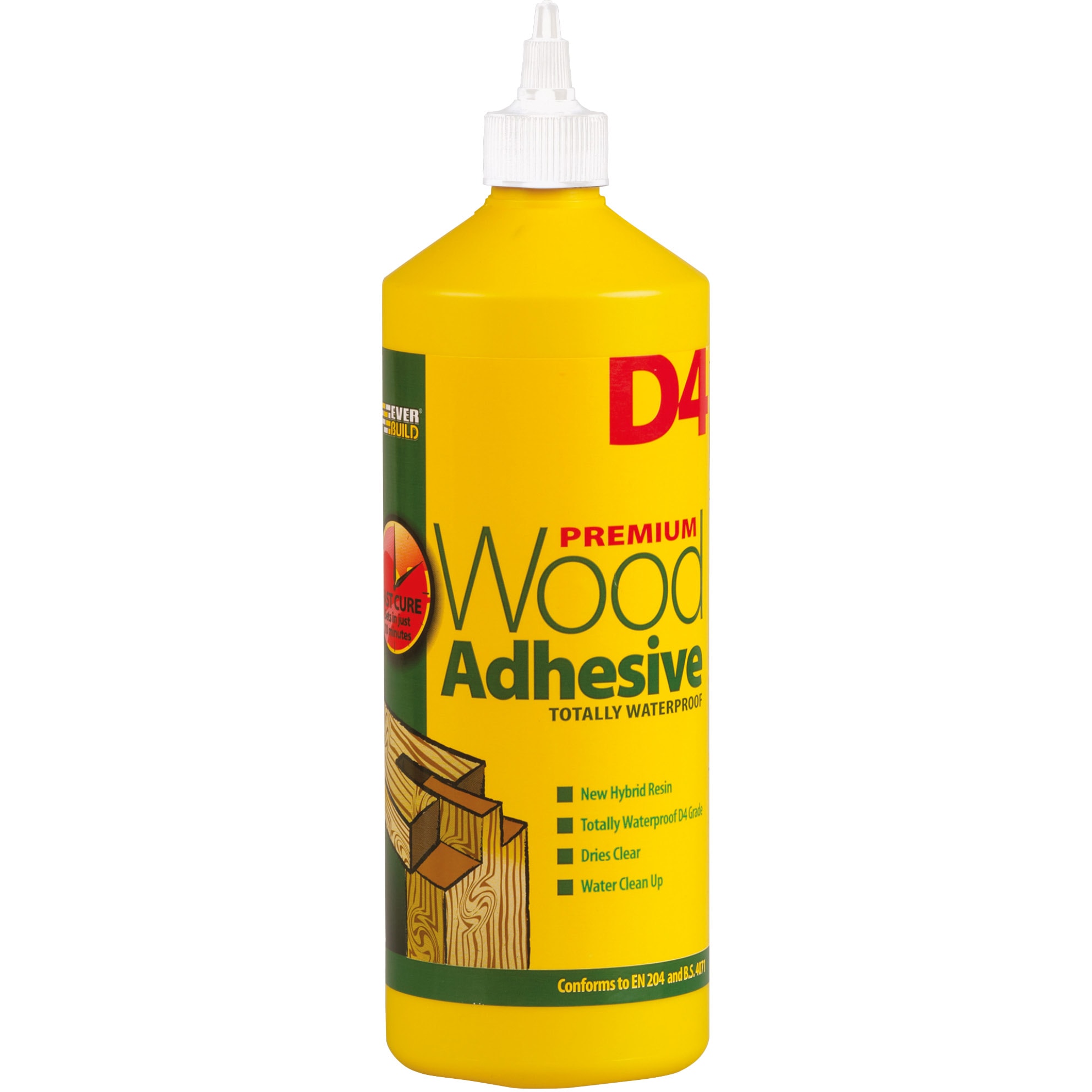 D4 Premium Wood Adhesive - 1000ml - White