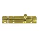 Polished Brass Straight Barrel Bolt - 150 x 32mm