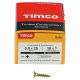Solo Chippy Pozi Countersunk Wood Screws - 5.0 x 25mm - Yellow Zinc - Pack of 200