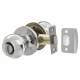Polished Stainless Steel Bala Hotel Bathroom Mortice Door Knobset - 65mm Rose Diameter