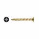 II Stick Fit PoziSquare Countersunk Wood Screws - 4.0 x 40mm - Yellow Zinc - Pack of 200