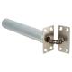 Concealed Chain Door Closer - Square Plate - Polished Chrome