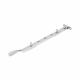 Cast Victorian Casement Window Stay - 12"/300mm Length - Polished Chrome