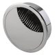 Round Cable Tidy Grommet - 80mm Hole Size - Polished Chrome