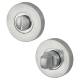 Bathroom Turn & Release - 52mm Diameter - Polished/Satin Chrome