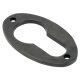 Oval Escutcheon - 51 x 31mm - Euro - Aged Bronze