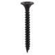 Fine Thread Bugle Head Drywall Screws - 3.5 x 25mm - Dark Grey Phosphate - Pack of 1000