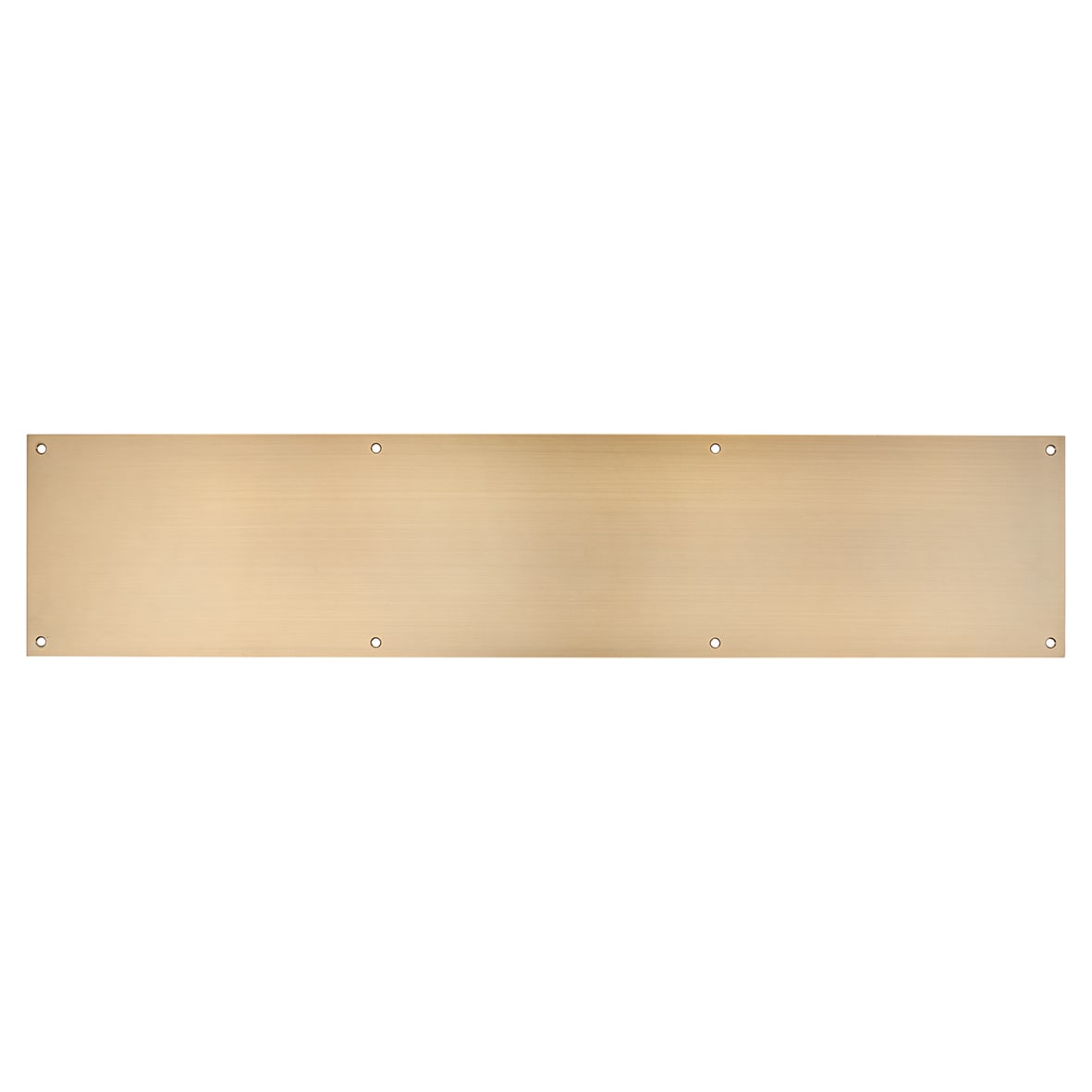 Stainless Steel Kick Plate - 700 x 150 x 1.2mm - 8 Screw Holes - Antique Brass