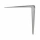 London Pattern Shelf Bracket - 350 x 300mm - Silver