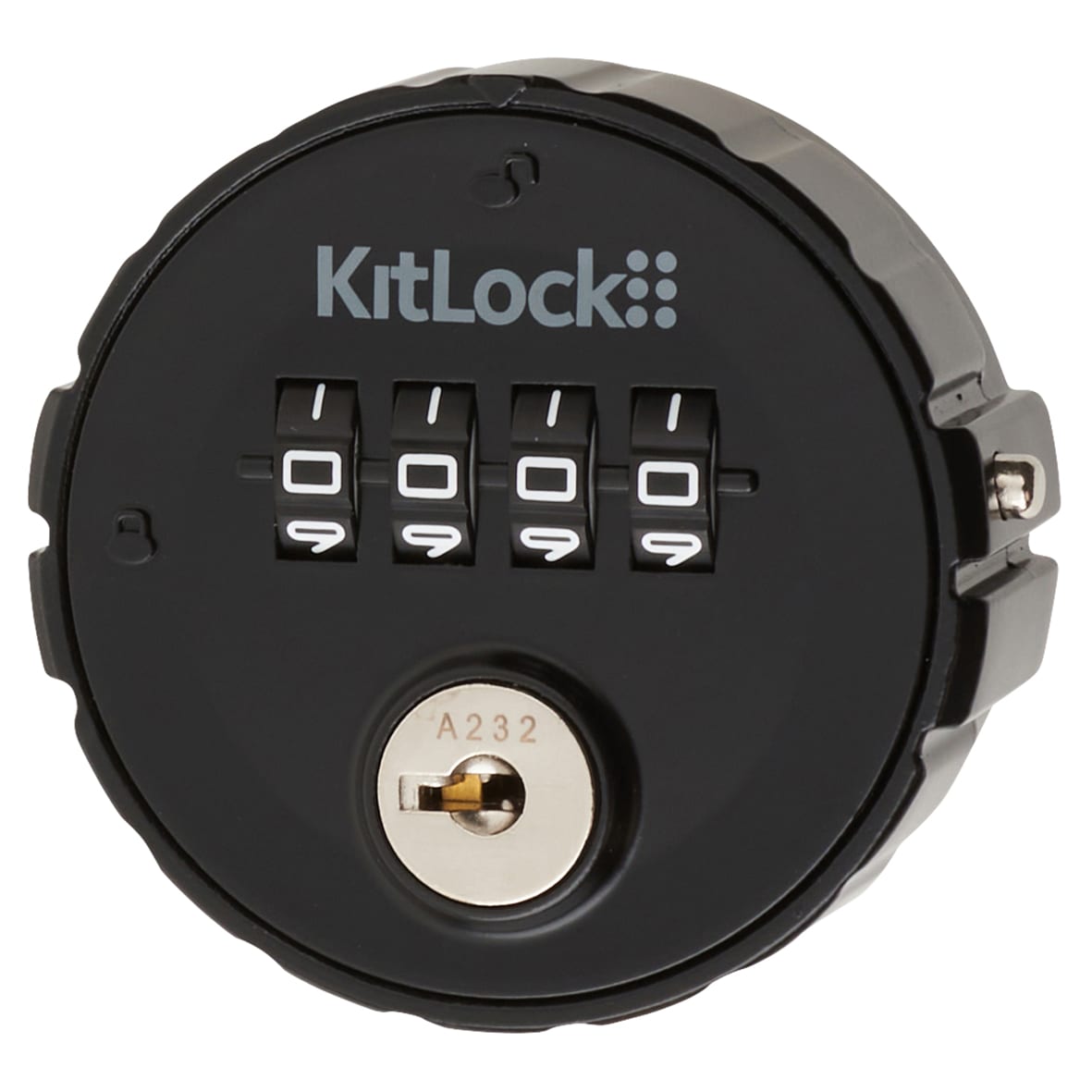 Kitlock Combination Locker and Cabinet Lock - Private - Black