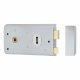 Plain Edge Rim Sashlock - 142 x 83mm - Satin Chrome