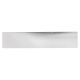 Stainless Steel Kick Plate - 838 x 150 x 1.2mm - 8 Screw Holes - Radius - Satin
