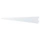 Twin Slot Shelf Bracket - 470mm Length - White