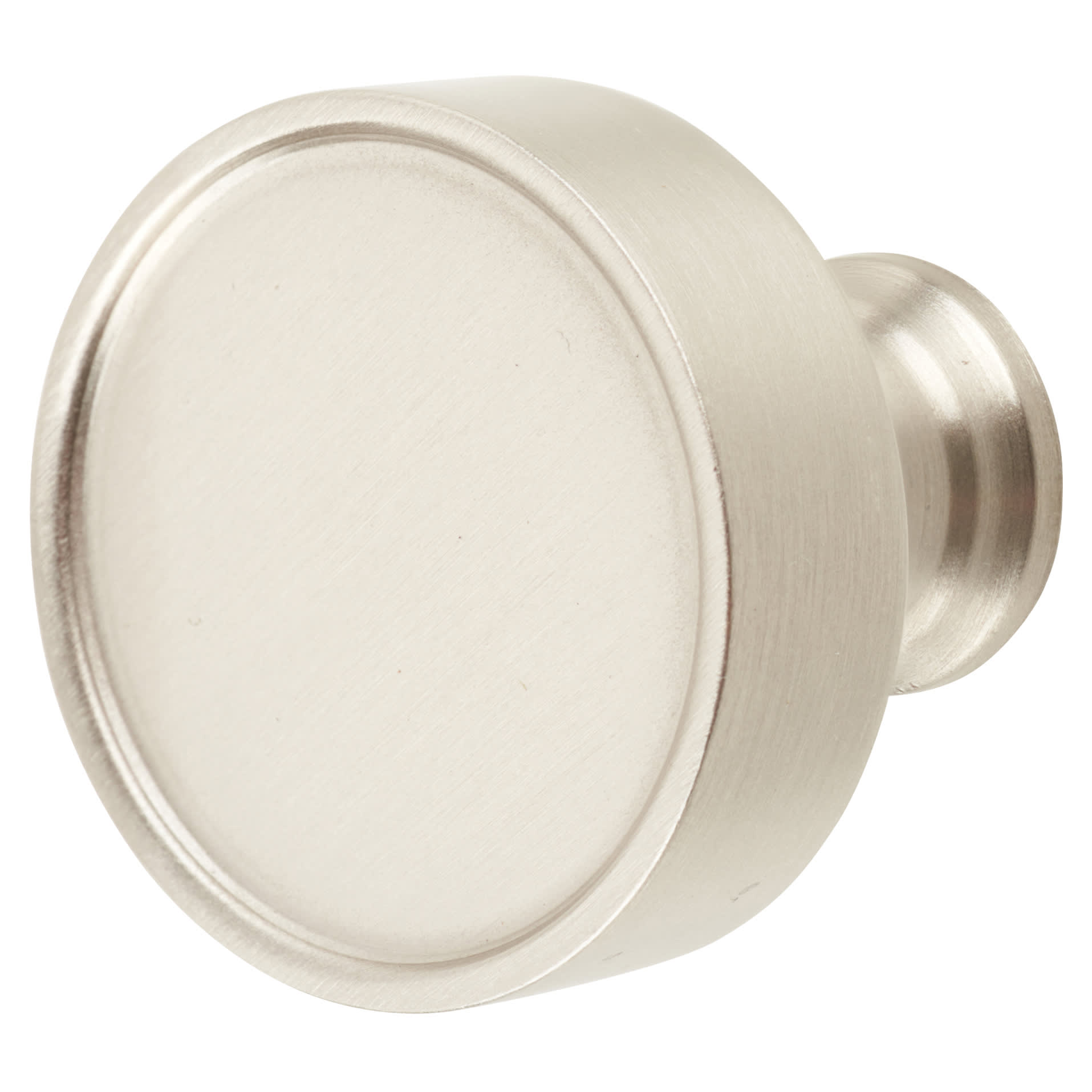 Marcus Florence Round Cabinet Knob - 32mm Diameter - Satin Nickel