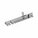 Polished Chrome Straight Barrel Bolt - 100 x 32mm