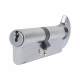 1 Star 6 Pin Kitemarked 100mm Euro Thumbturn Cylinder - 50mm Turn + 50mm - Satin Nickel